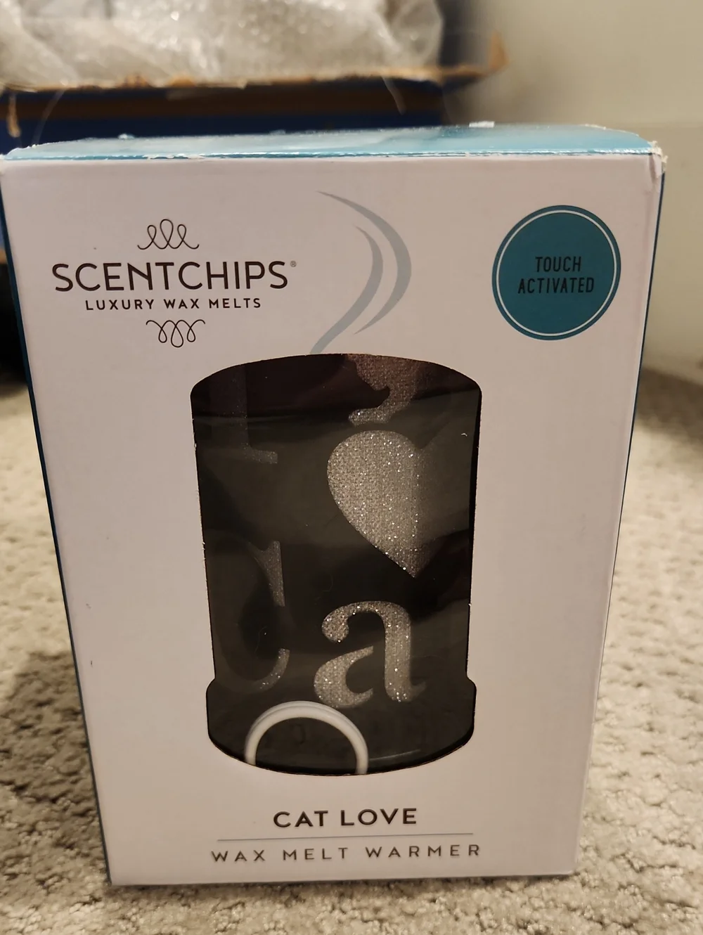 Scentchips I Love Cats Black Wax Melt Warmer